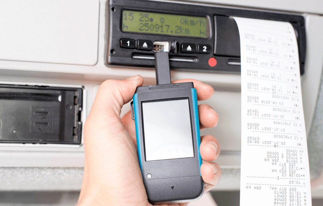 Incorrect fines for using the new tachograph